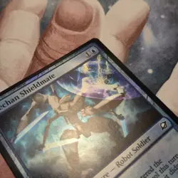 FOIL C 0065 Mechan Shieldmate Creature Robot Common Edge of Eternities MTG Card - Image 2