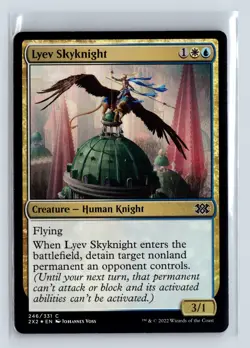 Foil LYEV SKYKNIGHT - MTG Magic the Gathering Card - Double Masters 2022 - Image 1