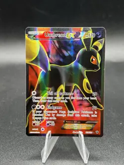 Pokemon 2016 XY Fates Collide Umbreon EX Full Art Ultra Rare Card 119/124 LP YY1 - Image 1