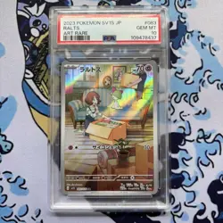 PSA 10 Ralts AR Art Rare 083/078 Japanese SV1S Scarlet ex Pokemon Card Game 2023 - Image 1