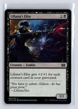 Foil LILIANA'S ELITE - MTG Magic the Gathering Card - Double Masters 2022 - Image 1