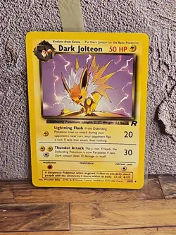 Dark Jolteon 38/82 Team Rocket Regular Pokemon card - Image 1