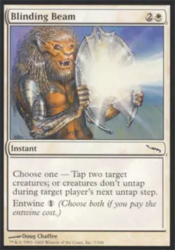 Blinding Beam -Foil Medium Play MTG Mirrodin - Image 1