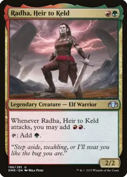 Radha, Heir to Keld - Dominaria Remastered (DMR) - MTG Rare English Non Foil - Image 1