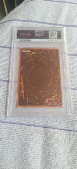 Yugioh PSA 8 After Genocide LOD-086 Legacy of Darkness Unlimited - Image 3