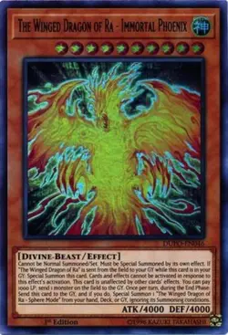 Lightly Played, English - 1 x MTG The Winged Dragon of Ra - Immortal Phoenix - D - Image 1