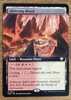 MTG Edge of Eternities Commander, Glittering Massif - Borderless - Image 1