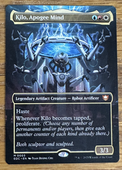 MTG Edge of Eternities Commander, Kilo, Apogee Mind - Borderless - Image 1