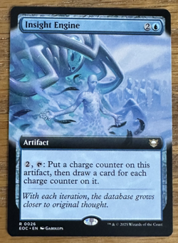 MTG Edge of Eternities Commander, Insight Engine - Borderless - Image 1