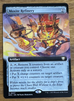 MTG Edge of Eternities Commander, Moxite Refinery - Borderless - Image 1