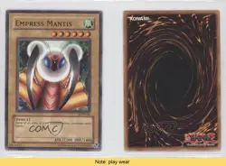 Empress Mantis Unlimited YuGiOh Labyrinth of Nightmare #LON-040 2003 READ 1a1 - Image 3