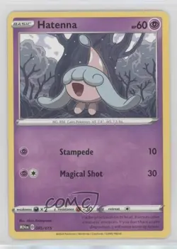Hatenna Pokemon McDonald's Collection Match Battle 2024 (M24EN) #005 1t1 - Image 1