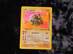 Golem Fossil Set Regular Pokemon TCG Lightly Played - Image 1