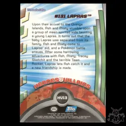 Topps Lapras HV13 Foil Series 1 Pokemon 2000 - Image 2