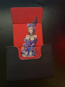Offical Rubicon MK-3 Yugioh Deck Box Dark Magician Girl Raven Black & Red Color - Image 2