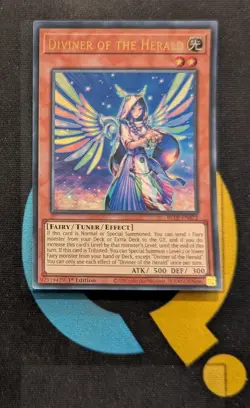 BLTR-EN072 Diviner of the Herald Ultra Rare 1st Edition YuGiOh - Image 1