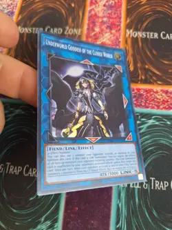 Yugioh Underworld Goddess of the Closed World RA02-EN045 Super 1st Edition NM - Image 2