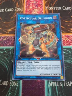 Yugioh Vorticular Drumgon CYHO-EN041 Super Rare 1st Edition Near Mint - Image 1