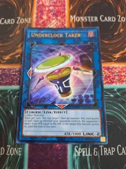 Yugioh Underclock Taker DUDE-EN020 Ultra Rare 1st Edition Near Mint - Image 1