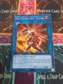 Yugioh Sky Striker Ace - Kagari MAMA-EN005 Ultra Rare 1st Edition Near Mint - Image 1