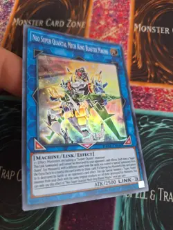 Yugioh Neo Super Quantal Mech King Blaster Magna DANE-EN046 Super 1st Edition NM - Image 2