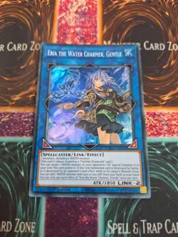 Yugioh Eria the Water Charmer, Gentle ETCO-EN055 Super Rare 1st Edition NM - Image 1