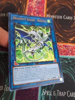 Yugioh Dragunity Knight - Romulus MGED-EN142 Rare 1st Edition Near Mint - Image 2