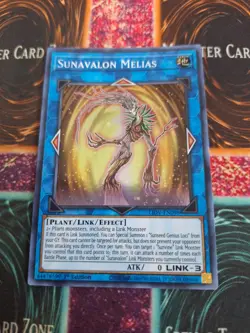 Yugioh Sunavalon Melias LIOV-EN098 Super Rare 1st Edition Near Mint - Image 1