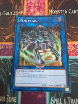 Yugioh Pentestag YS18-EN042 Super Rare 1st Edition Near Mint - Image 1