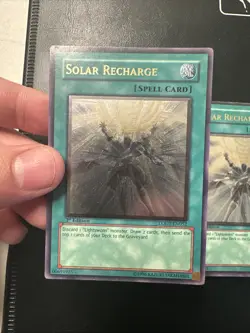 Yugioh Solar Recharge LODT-EN052 Ultimate Rare 1st Ed NM Euro Set - Image 2