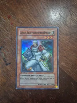 Yugioh AURKUS, LICHTVERPFLICHTETER DRUIDE , lodt-de081 Super Rare German LP 1st - Image 1