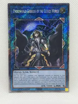 Yugioh! Underworld Goddess of the Closed World - RA02-EN045 - Platinum Secret Ra - Image 1