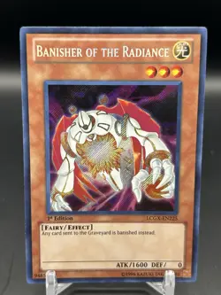 Yugioh! NM Banisher of the Radiance - LCGX-EN225 - Secret Rare - 1st Edition - Image 2