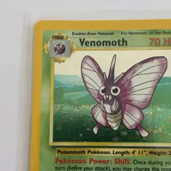 Venomoth 13/64 Pokemon Card Jungle Holo WOTC 1999 LP / NM Rare - Image 3