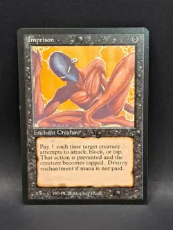 MTG Imprison Legends English Rare Card NM Condition - Image 1