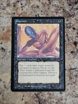 MTG Imprison Legends English Rare Card NM Condition - Image 2