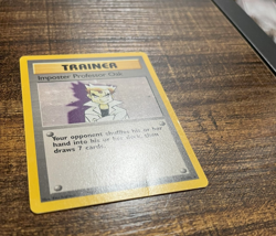 Imposter Professor Oak 73/102 Rare Non Holo WOTC TCG Base Set Pokemon Card LP - Image 3