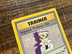 Imposter Professor Oak 73/102 Rare Non Holo WOTC TCG Base Set Pokemon Card LP - Image 4