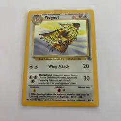 Pidgeot 8/64 Pokemon Card Holo Jungle WOTC 1999 LP Rare - Image 1