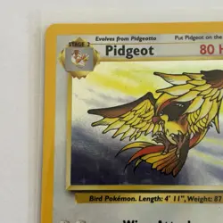 Pidgeot 8/64 Pokemon Card Holo Jungle WOTC 1999 LP Rare - Image 3