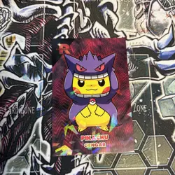 Poncho Pikachu Gengar Ice Holo Pokemon Card Database Team Rocket Peru - Image 1