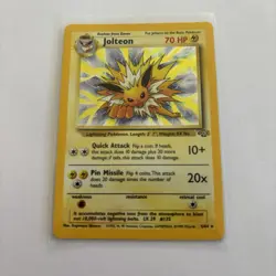 Jolteon 4/64 Pokemon Card Jungle Holo WOTC 1999 NM / LP Rare - Image 1