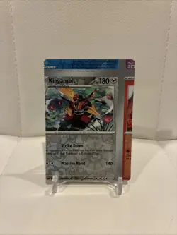Pokemon Card - Error Miscut NFC Kingambit Obsidian Flames 150/197 Reverse holo - Image 1