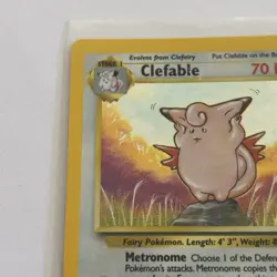 Clefable 1/64 Pokemon Card Jungle Holo WOTC 1999 LP Rare - Image 3