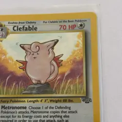 Clefable 1/64 Pokemon Card Jungle Holo WOTC 1999 LP Rare - Image 4