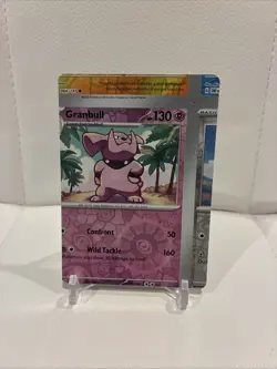 Pokemon Card - Error Miscut NFC Granbull Obsidian Flames 088/197 Reverse holo - Image 1