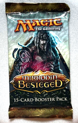 MTG Mirrodin Besieged Factory Sealed Booster Pack English 15 Cards Out of Print - Image 1