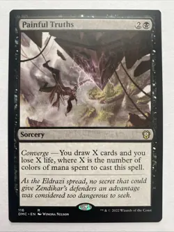 Magic the Gathering Painful Truths Dominaria United Commander MTG NM - Image 1