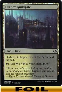 1x - Orzhov Guildgate - FOIL - Modern Masters 2017 - C NM MTG - Image 1