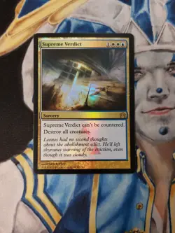 Supreme Verdict FOIL MTG Return to Ravnica Rare Sorcery Modereately Played x1 - Image 2
